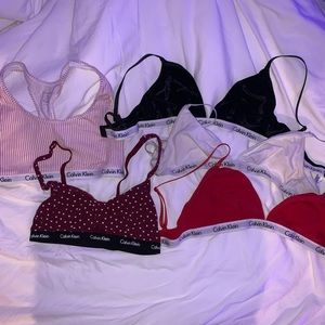 CALVINS/BRALETTES! Look at description!